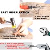 PlusRoc 20 Pack Ceiling Hooks for Hanging Plants Outdoor String
