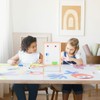 Toyvian Standing Art Easel for Kids - Double-Sided Wooden Blackboard,