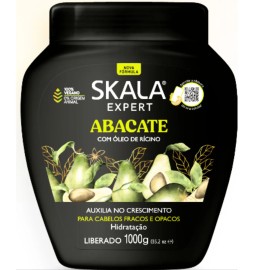 Mascara Skala Abacate Tratamiento De Aguacate Con leo De Ricino Para Cabello Dbil y Opaco Vegano 1kg                                                  