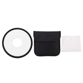 Generic 72mm Center Exposure Lens Filter, Blurred Edge Effect for Photography, with Ultra Hard Coating and Waterproof Surface, for Video Recording Portrait Landscape Photography