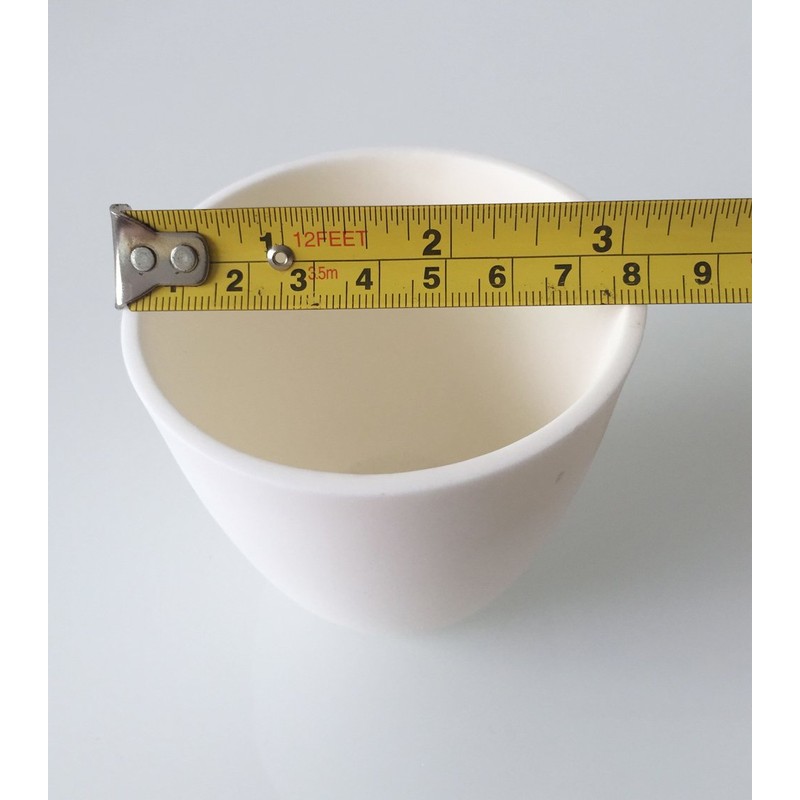 OTOOLWORLD 99.3% Alumina Crucible Al2O3 Aluminum Oxide Crucible Assay Crucible