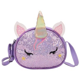 DEEKEY Little Girls Purses for Kids - Toddler Mini Cute Princess Handbags Wallet Shoulder Crossbody Messenger Bag Children Gifts