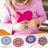 Anvin 8 Pcs Diamond Painting Keychains Double Sided 5D Mandala
