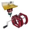 Router Base, 4 Jaw Clamping Router Table Lifting System Base