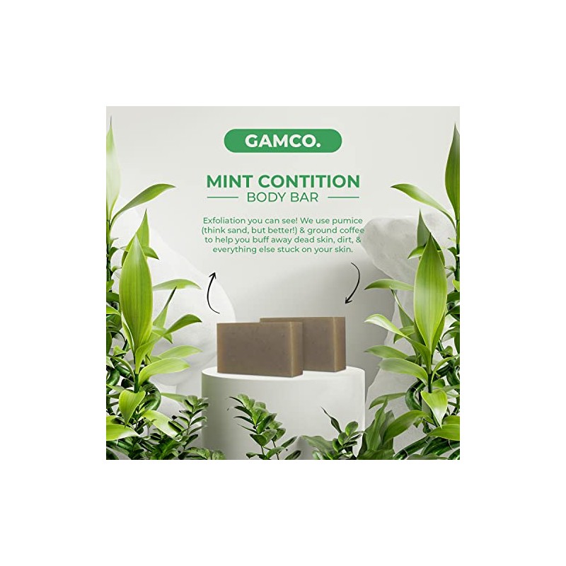 Grown Ass Man Co. Mint Condition Barra exfoliante gruesa para