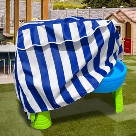 Kids Water Table Cover - Pond Table Protector - 2 Step Water-resistant Dustproof Kids Water Desk Cover for Rain Showers Pond Outdoor Patio