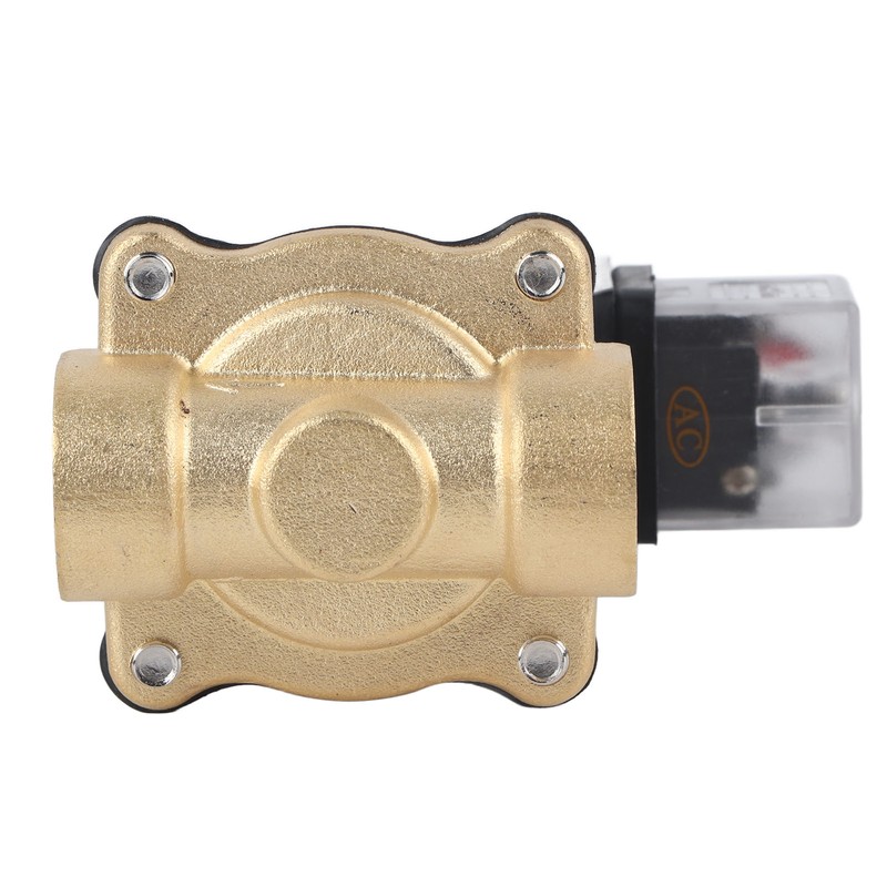 G1/2 Inch Brass Solenoid Valve Water Pressure Normal Closed Direct