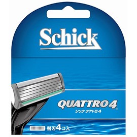 Schick Quattro 4 4 Blade Replacement Blades (4 Pieces) Shaving Razor