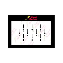 Comet Busters Beautiful Traditional Black Bindi