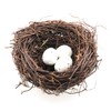 TAODAN Bird Nest 3pcs Artificial Rattan Bird Nest Crafts with