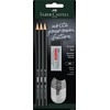Faber-Castell 111183 Exam Pencil Set with Three Pencils 1111 HB