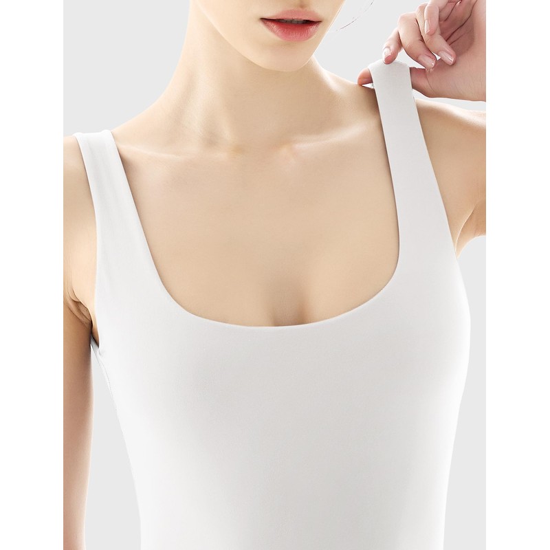 PUMIEY - Body para mujer, sin mangas, sin espalda, sin