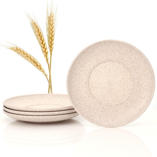 Wheat Straw Plates - Set of 4 - Small Plates