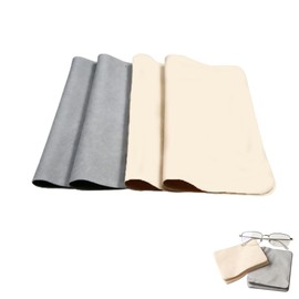 Chamois Cleaning Cloth, Glasses Cloth, Washable, Good Cleaning Effect, For Glasses, Smartphones, Camera Lenses, LCD Screens, Musical Instruments, Fingerprints, Oil Film Removal, Wipe Prevention, 5.7 x