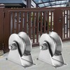 Stainless Steel V Groove Roller Gate Track Roller Heavy Duty
