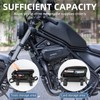 ROCKBROS Triangle Side Bag - EVA Hard Shell Motorcycle Storage