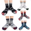 CaiDieNu - Calcetines deportivos de algodón para hombre, 5 pares,