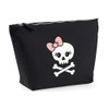 Hippowarehouse Cute Skull Printed Make up Cosmetic wash Bag 18x19x9cm