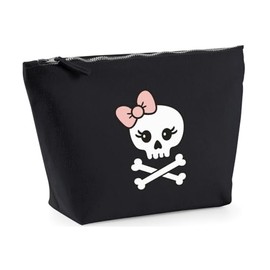 Hippowarehouse Cute Skull Printed Make up Cosmetic wash Bag 18x19x9cm