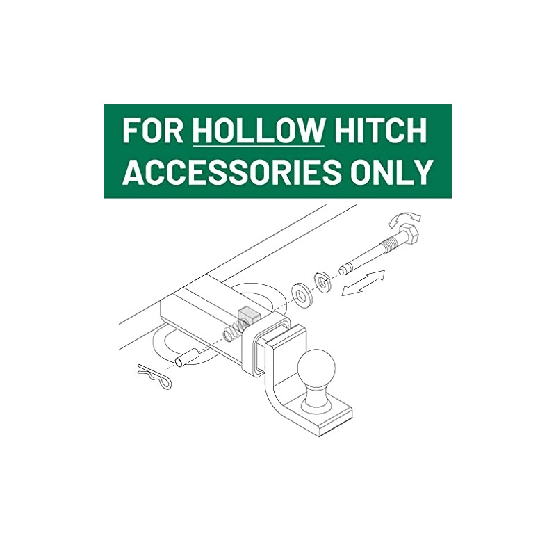 Let's Go Aero SHP359 Silent Hitch Pin for 2 Inch