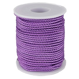 Nylon Twine String Cord Thread for Beading Bracelets Jewelry Making DIY Crafts (2mm-95feet, Light Purple)