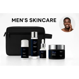 Rutina Skincare Para Hombre Con Vitamina C Antiedad Kit                                                                                               