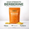Berberine Capsules 600mg (25:1 Extract) – High Strength Berberine Supplement