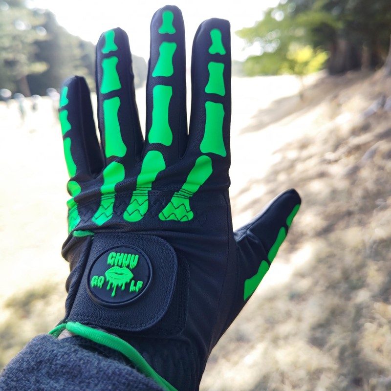 TULANG CHUULMG Mens Bone Golf Glove Left Hand Touran Lime