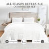HOMTEC Lightweight King Comforter Set - All-Season Reversible Cooling Blanket,