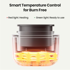 CAVSTORM Nose Wax Kit Men, Ear Hair Removal For Men, Nose Hair Wax Kit for Women with 100 g Wax, 40 Nose Sticks, Usb Rapid Heating, 20 Times Use, Constant Temperature, Upgraded Version