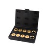 O'SKOOL 10 pcs Brass Router Template Bushing Guides Sets Fit