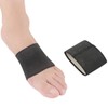High-Elastic Compression Foot Arch Support Pad Black 1 Pair/L-XL 2ea