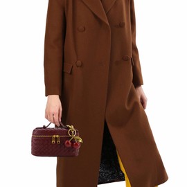 Woven Crossbody Bags for Women Trendy Clutch Purse Bag Small Top Handle Leather Handbag with Cherry Charm (Burgundy)