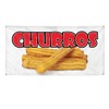 Vinyl Banner Multiple Sizes Churros Restaurant Cafe Bar B Restaurant