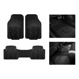 Tapetes Negros 3 Piezas Chevy Silverado 1500 2006 Negro
