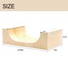 RACOFSB Wooden Fingerboard Half Pipe Ramp Handmade Pro Obstacles