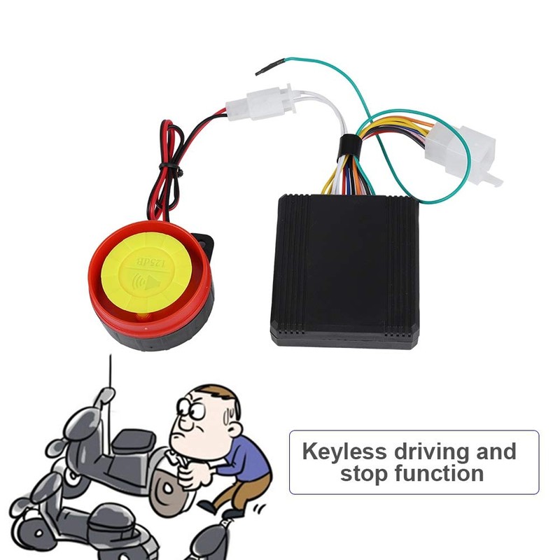 125dB 12V Waterproof Motorcycle Bike Anti-Theft Security Burglar Alarm System