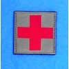 Medic Cross - Olive Green Hook & Loop Patch 2