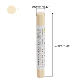 uxcell Furniture Repair Crayons, 3Pcs - Wood Wax Filler Stick, Furniture Markers Touch Up - for Scratches Holes Tables Desks Wooden Floors Cover Ups, Yellow White
