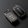 SLAKNOK for Honda Key Fob Cover with Keychain,Real Carbon Fiber