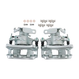 labwork 2Pcs Brake Caliper with Bracket Rear Left Replacement for Ford Transit 150 250 350 2015-2019