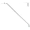 Stone Harbor Hardware Adjustable Open-Back Shelf Bracket, Adjusts from 10-1/4" to 11", White