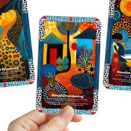 Ibiza Tarot Everyday Mindfulness Oracle - 22 Oracle Cards - Cultivating presence in each moment - By Symbolika - Vision Cards - Divination Tool