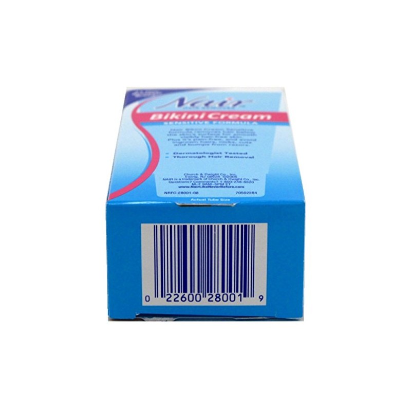 Nair Nair Sensitive Bikini Cream Hair Remover - 1.7 oz: