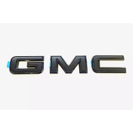 GMC Rear Tailgate Only  Blackout  Emblem 2019-2023 GMC Sierra 1500 2500HD 3500HD