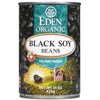 Eden Organic Black Soy Beans, No Salt Added, 15 oz,