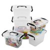 Callyne Mini cubos de plástico de 1,5 litros, 6 paquetes
