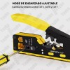 Crimpadora Para Conectores Pasantes Rj45 Cat7 Cat6 Cat5 Rj11