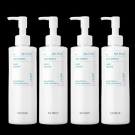 Basic Moisturizing Scinic The Simple Daily Lotion 300ml 4pcs / 기초보습 싸이닉 더 심플 데일리 로션 300ml 4개