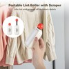 4 PCS Reusable Washable Lint Rollers for Clothes - Travel